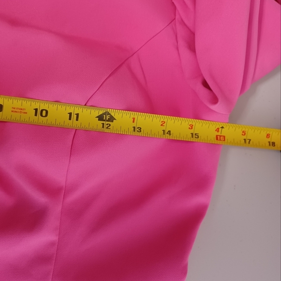 Ieena Duggal One-Shoulder Long Sleeve Fitted Short Dress - Picture 9 of 12